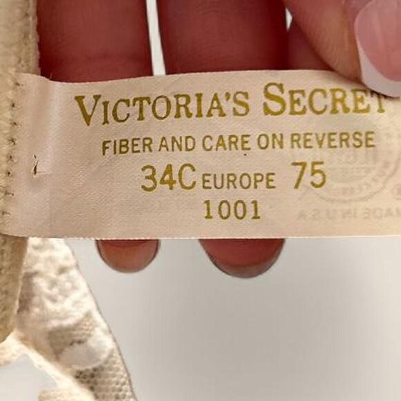 Vintage Victorias Secret Bustier Strapless Corset Coquette | 34C Union Made USA - Picture 6 of 7